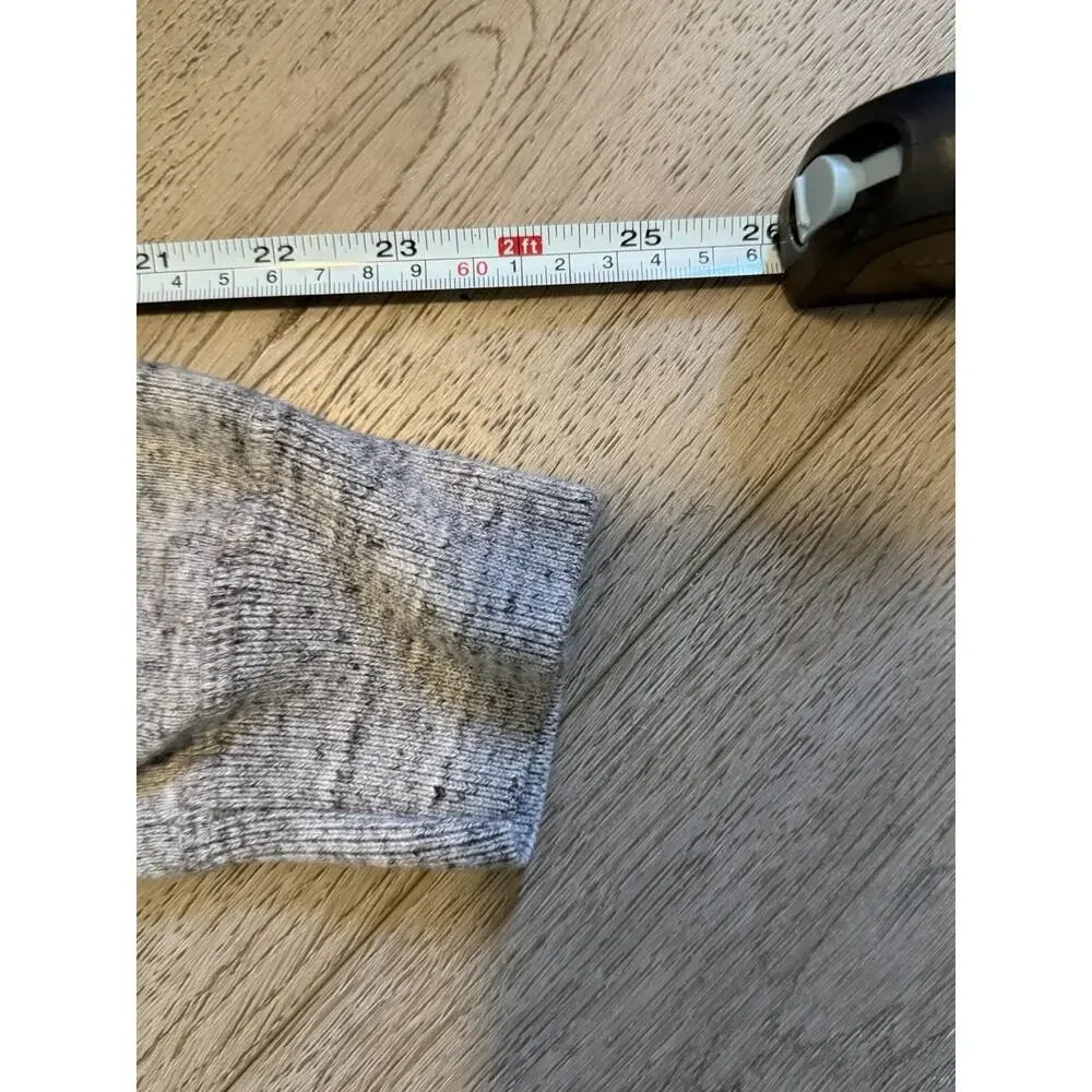 Polo Ralph Lauren Sweater Mens L Grey 100% Cotton Crewneck Knit Pullover